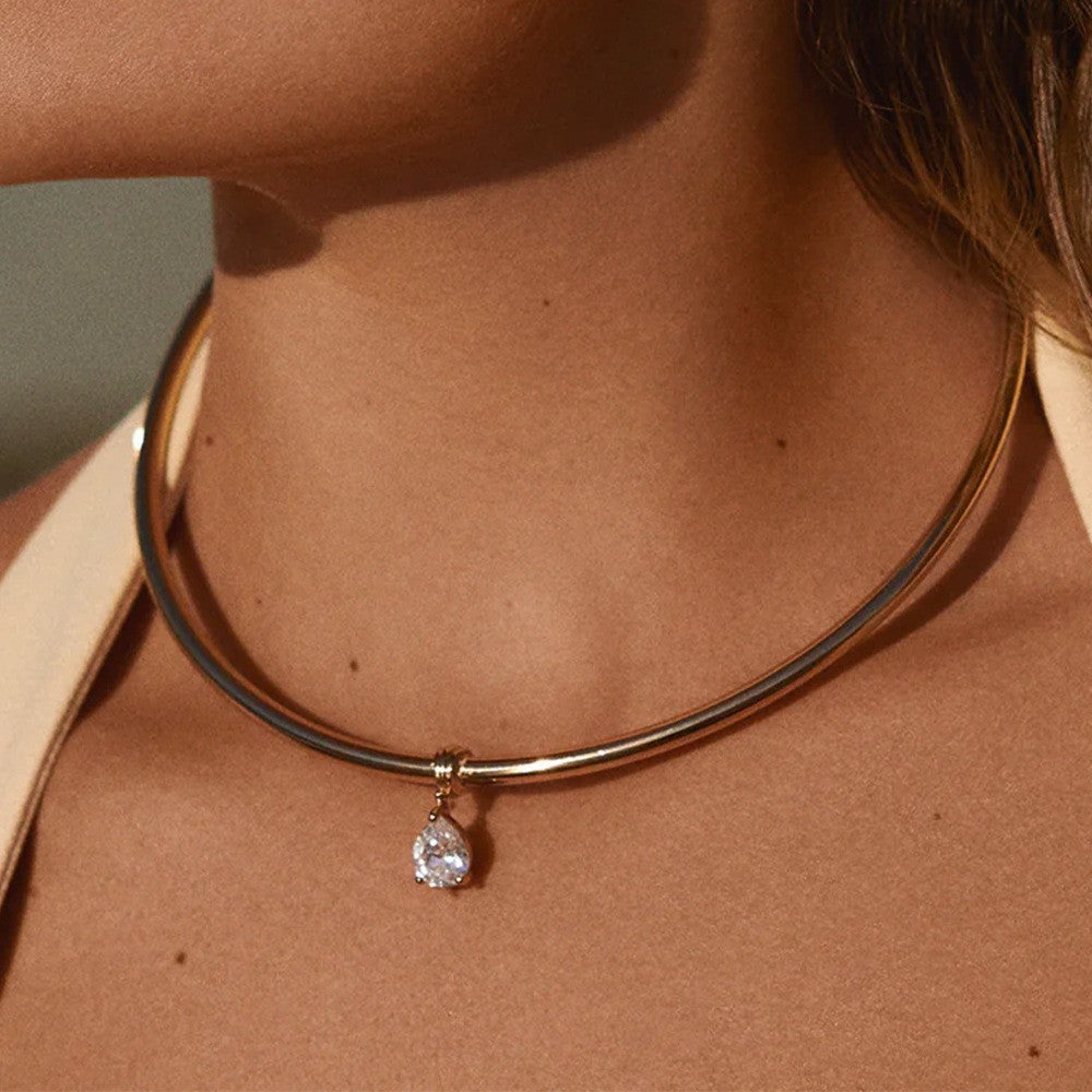 Women's Diamond Open High-grade Party Fashion Alloy Collar