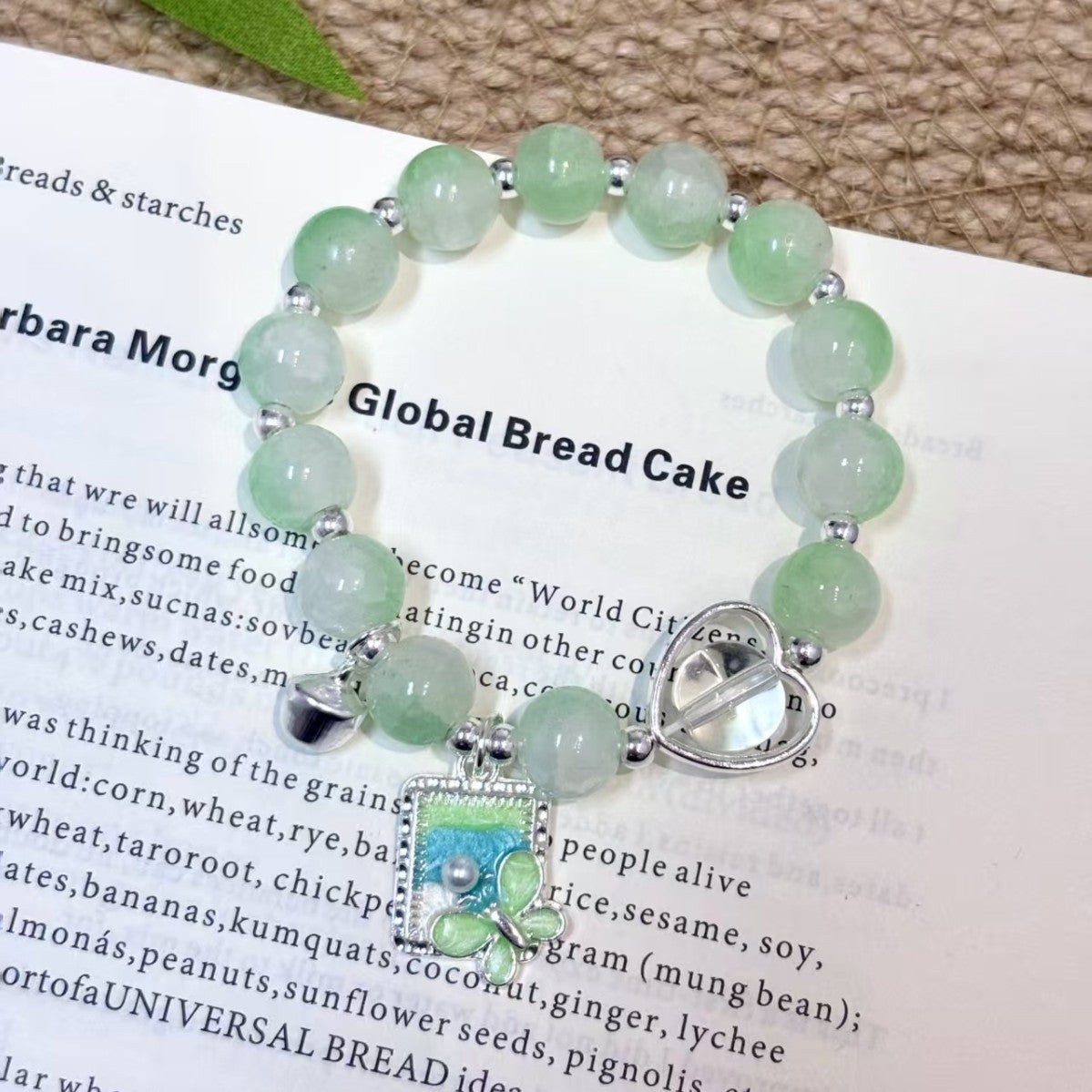 Colorful Butterfly Dream Love Beaded Bell Design Sense Get Couples Bracelet