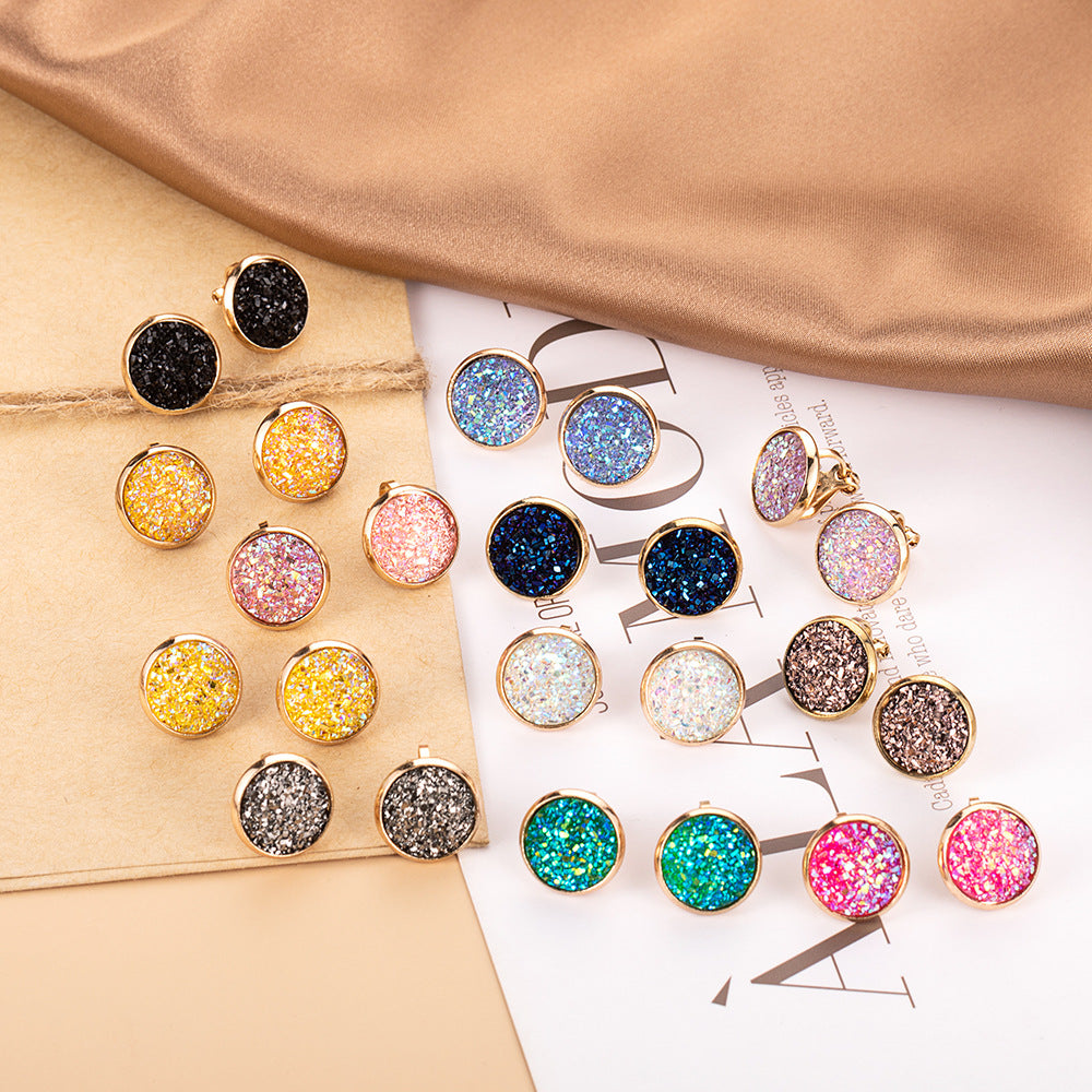 Ear Clip Personality Fashion Multiple Color Earrings