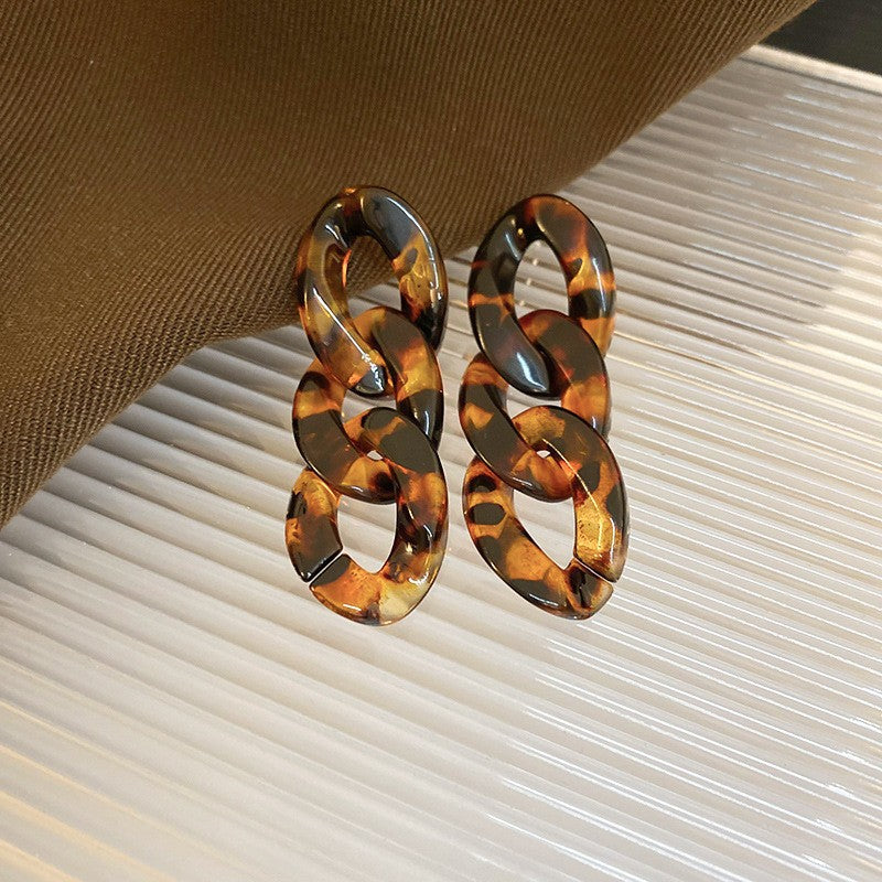 Women's Round Flower Vintage Ethnic Style Ear Niche Rings