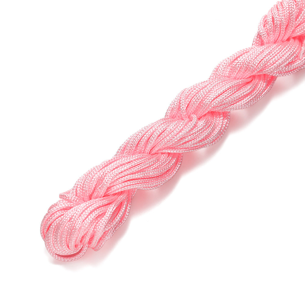 Handmade Braided Jade Strand Red Rope Thread Chinese Knot Hanging Ornaments