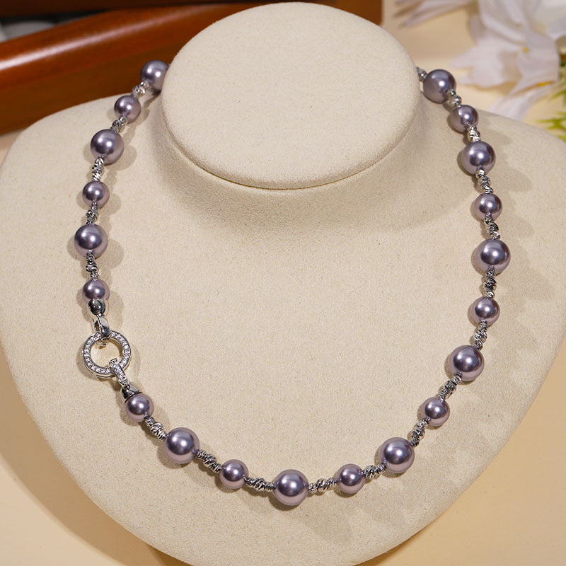 Women's French Style Pearl For Fashionable Temperamental Simple High-grade Retro Necklace