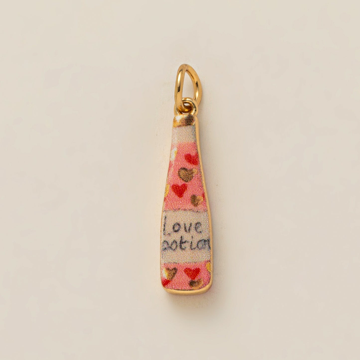 Painted Flower Boots Love Eyes Bottle Pendants