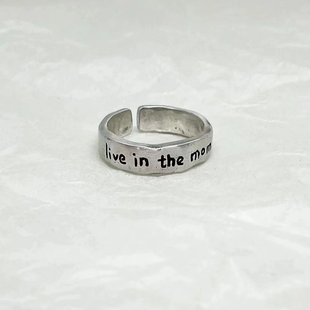 Charming Long Live Life Free Couple Rings