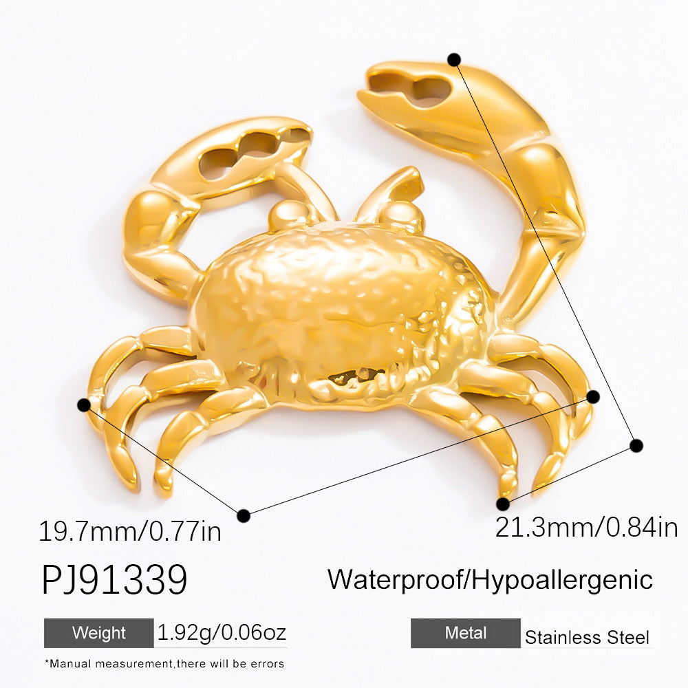 Classy Stylish Stainless Steel Gold-plated Design Jewelry Accessories