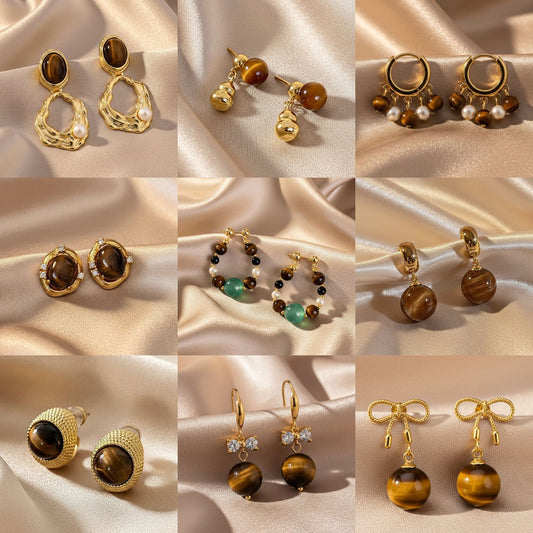 Women's Special Interest Light Luxury High-grade Retro Style Stud Earrings