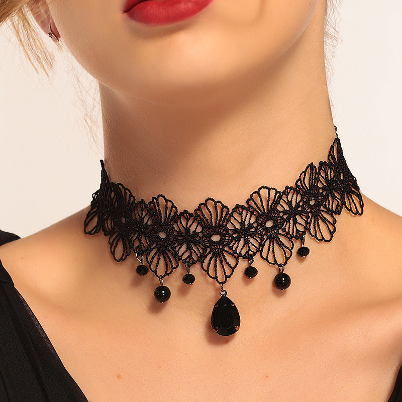 Women's Chain Black Clavicle Simple Sexy Exaggerated Necklaces