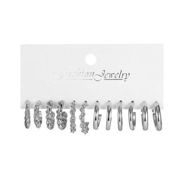 Women's Geometric Type Alloy Pearl Suit Pairs Fashionable Rings