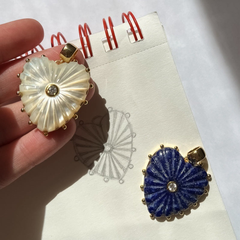 Versatile New Love Parts Titanium Steel Pendants