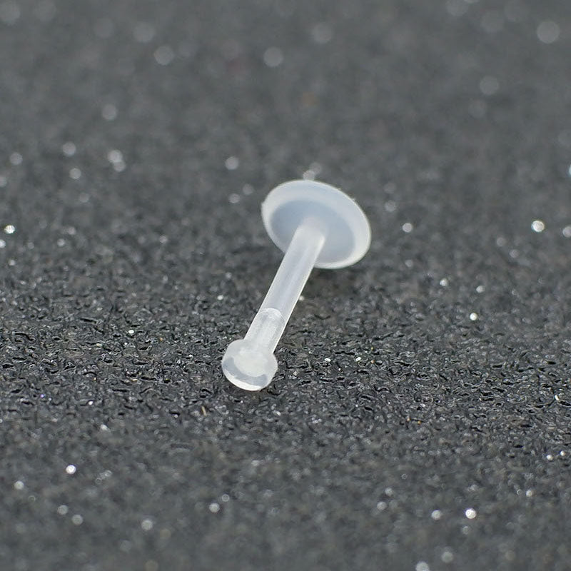Heart Flat Bottom Labret Ear Bone Stud Earrings