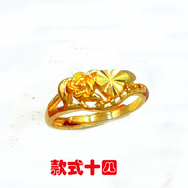 Female Vacuum Plating No Color Fading Rings