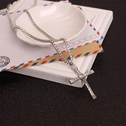 Men's Speed Passion Cross Personality Hip Hop Pendants