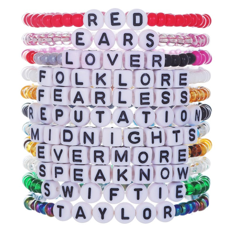 Taylor Suit Colorful Beads Bohemian Beaded Bracelets