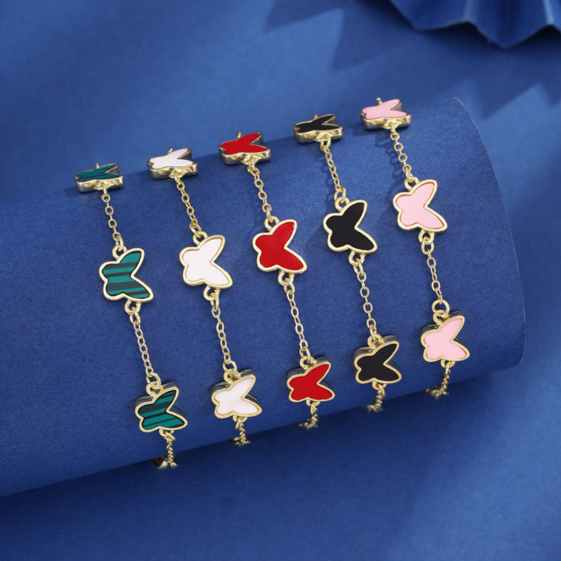 Simple Design Butterfly Female Personality Source Bracelet