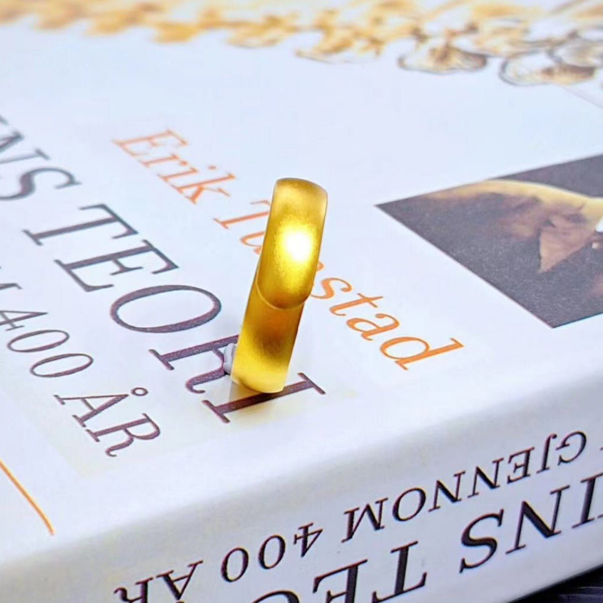 Gold Lucky Four-leaf Clover Opening Adjustable Rings