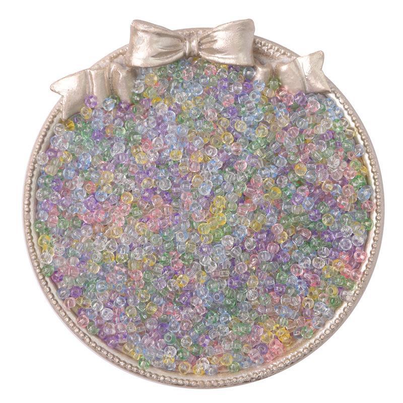 High Quality Transparent Paint Glass Beads Beaded Jewelry Accessories