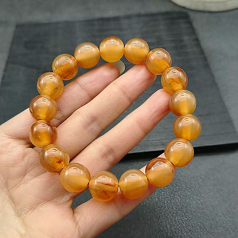Imitation Horn Round Beads Abacus With Pendants