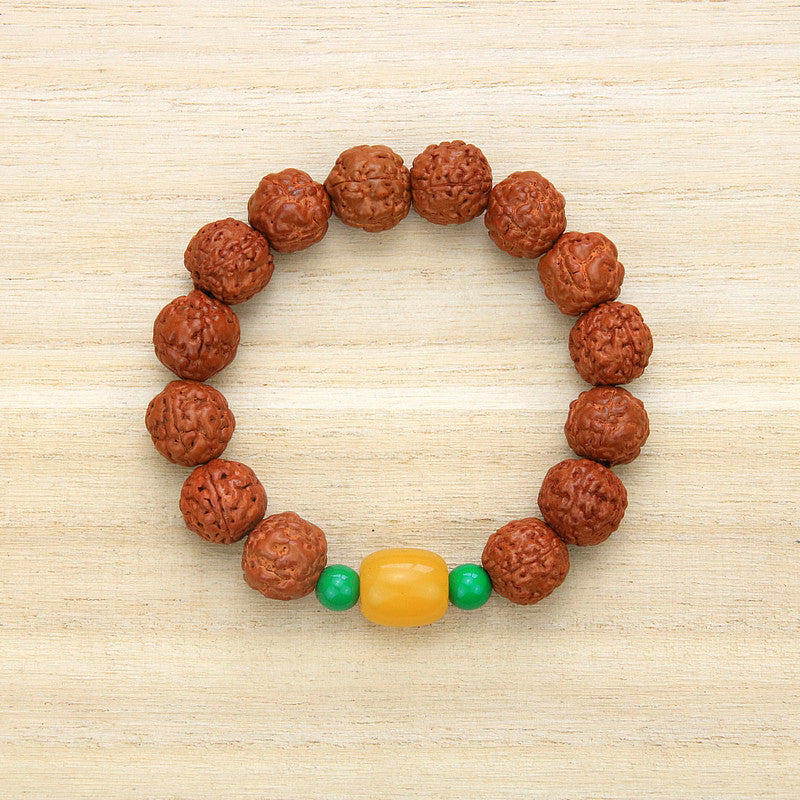 Women's & Men's Nepal Five Faces Pipal Tree Seed Buddha Beads Scenic Spot Bracelet