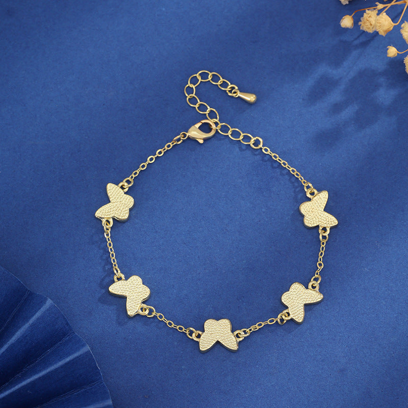 Simple Design Butterfly Female Personality Source Bracelet