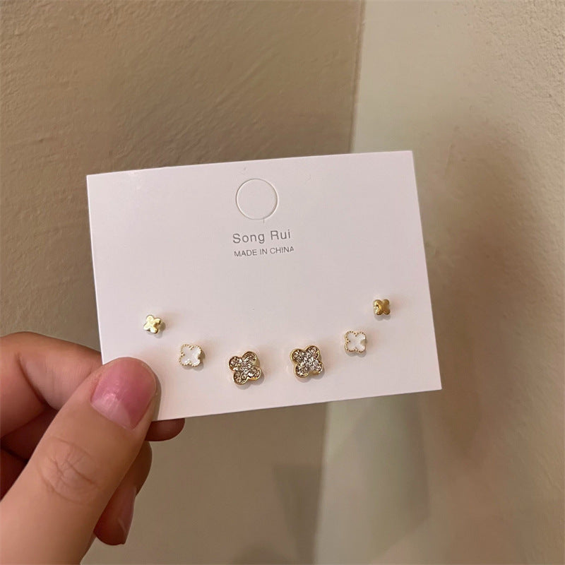 Elegant Earings Set Versatile Simple Mini Earrings