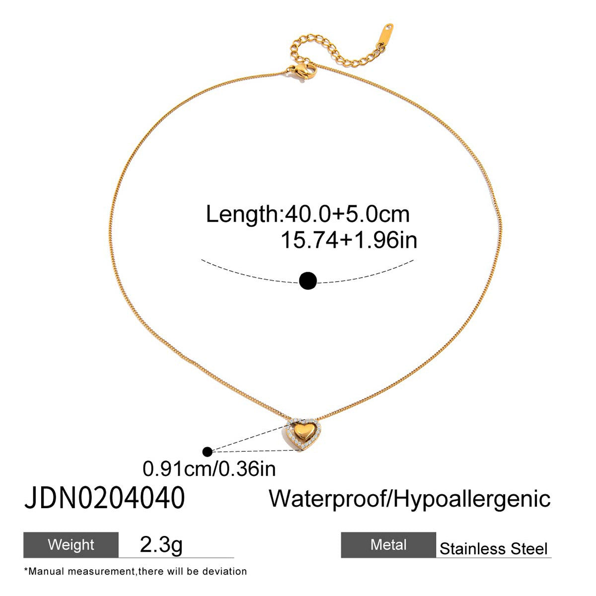 Light Luxury Minority Clavicle Chain Stainless Necklace