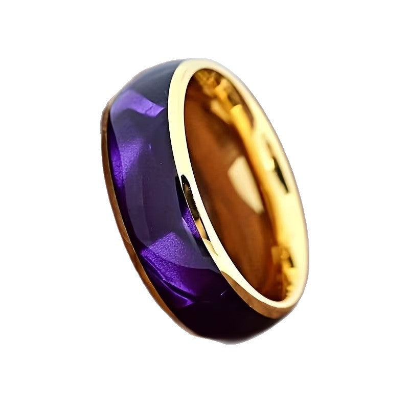 Durable Charming Trendy Versatile Purple Shell Ring