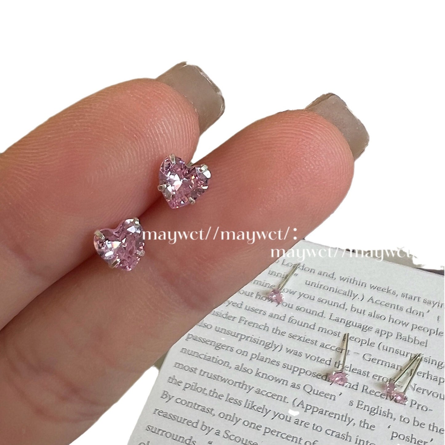 Female Sleeping Without Picking Ear Exquisite Stud Earrings