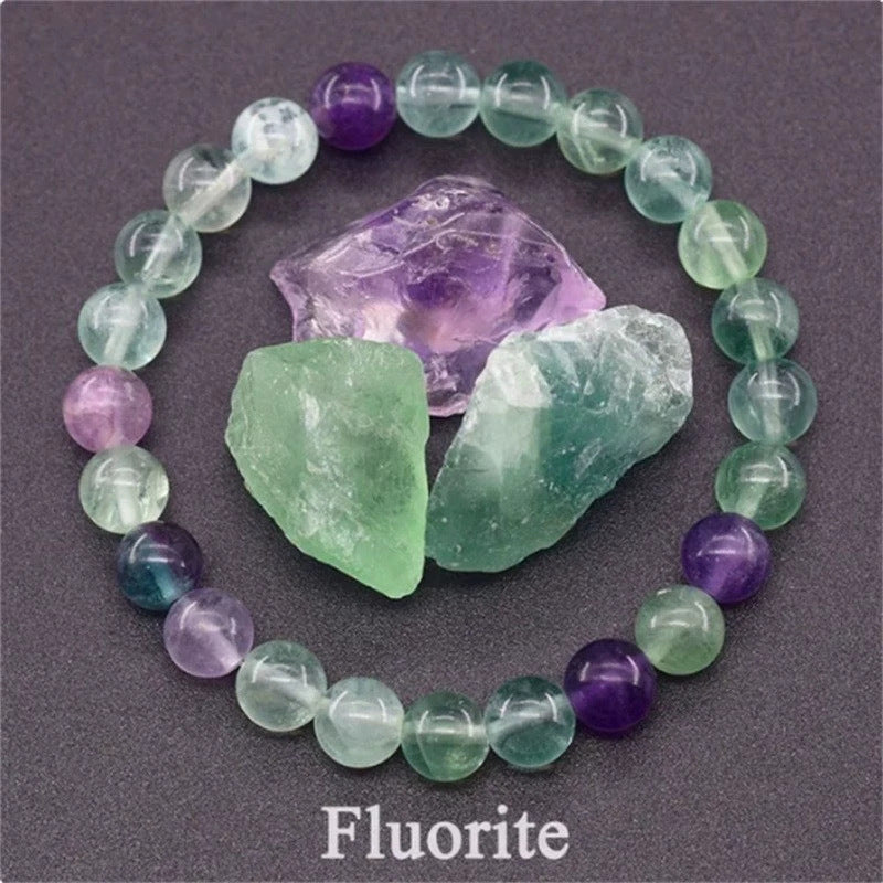 Red Green Treasure Amethyst Sunstone Lapis Lazuli Tiger Eye Handmade Bracelets