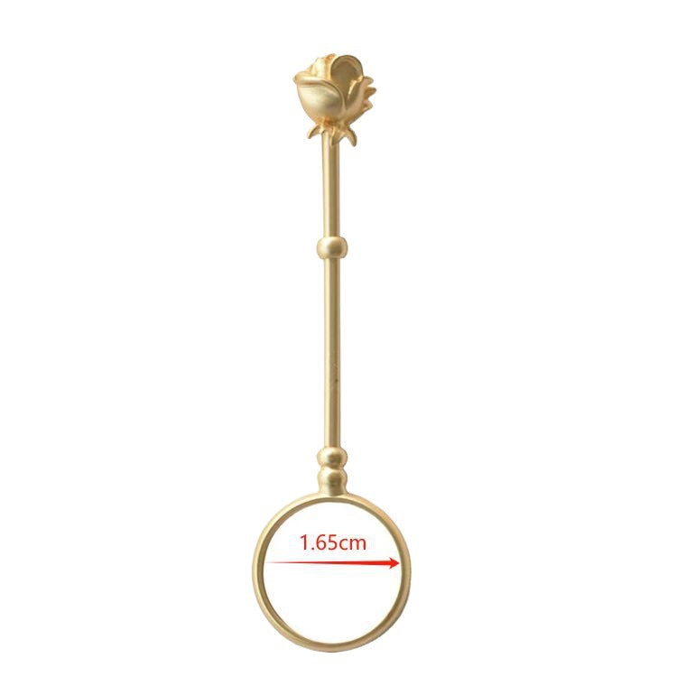 Women's & Men's Modern Style Shank Flower Rose Gold Rings