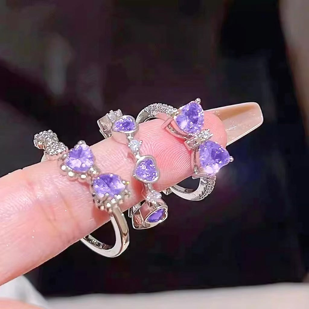 Butterfly Female Sweet Fashion Opening Adjustable Rings