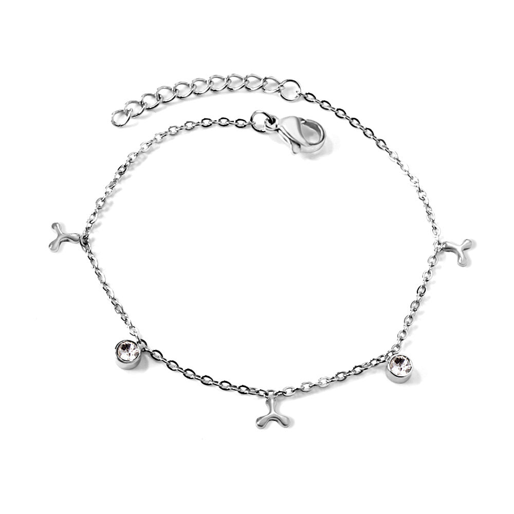 Simple Exquisite Refined Grace Cold Style Stainless Bracelets