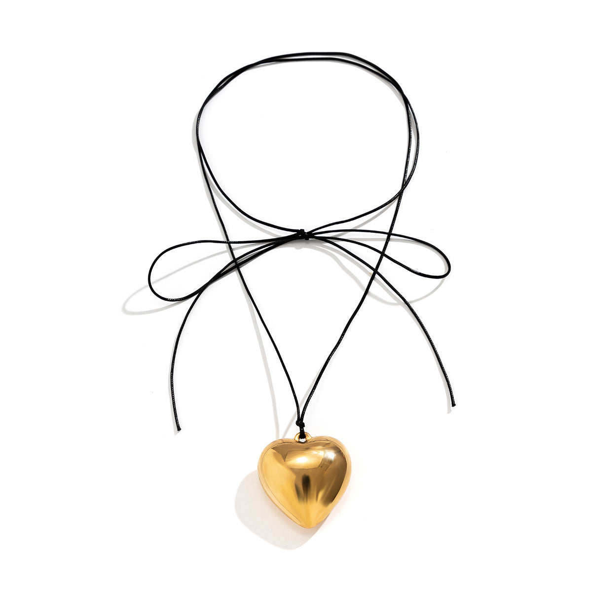 Exaggerated Pull Adjustable Rope Simple Personality Big Necklace