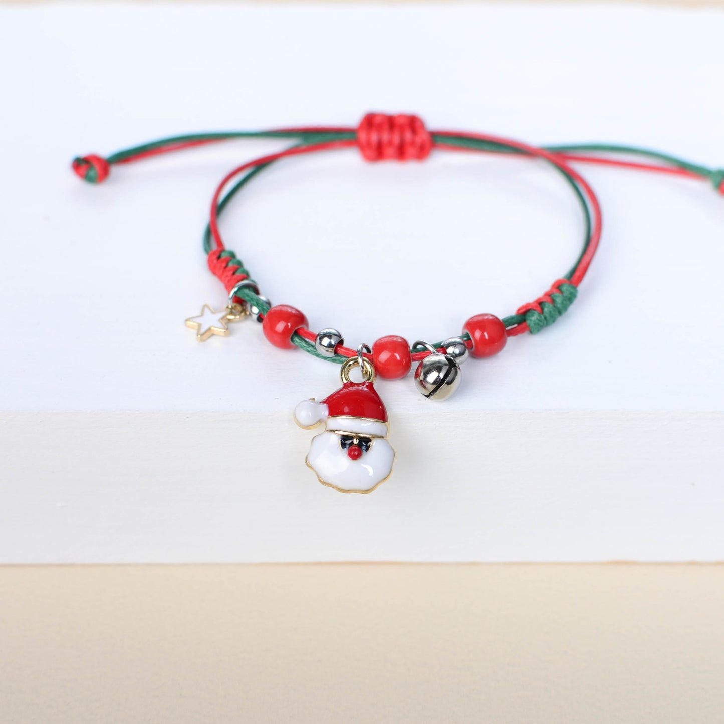 Christmas Festival Hand-woven Santa Claus Gift Bracelets