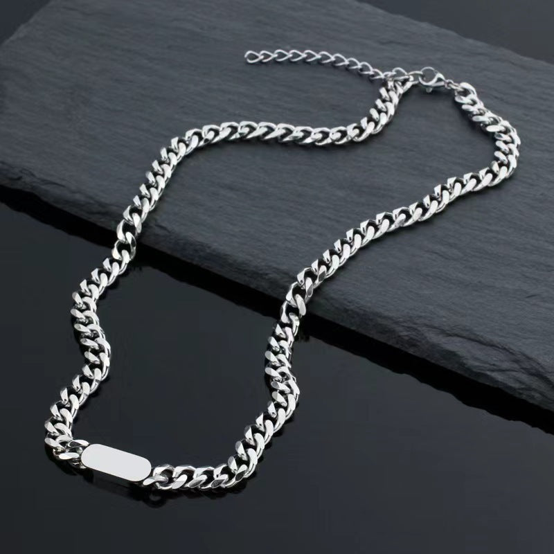 Men's Link Chain Cold Unisex Style Hip Hop Hot Couple Fashion Bracelet