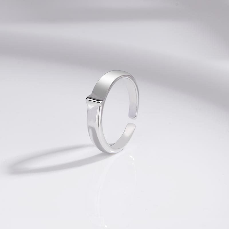 Fashion Minority Design Face Stacking Female Simple Rings