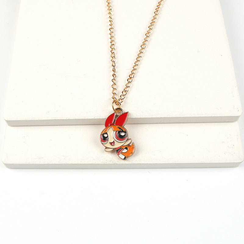 Children's The Cute Cartoon Fashion Personalized Female Necklaces