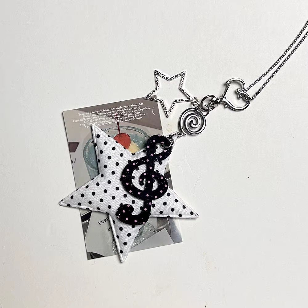 Note Sweet Culture Long Sweater Chain Wind Necklace