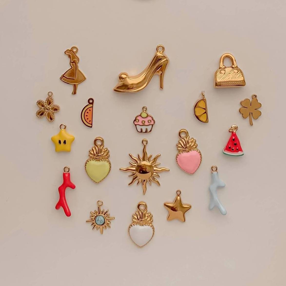 Stove Fashion Casual Vacuum Electroplating Stainless Pendants