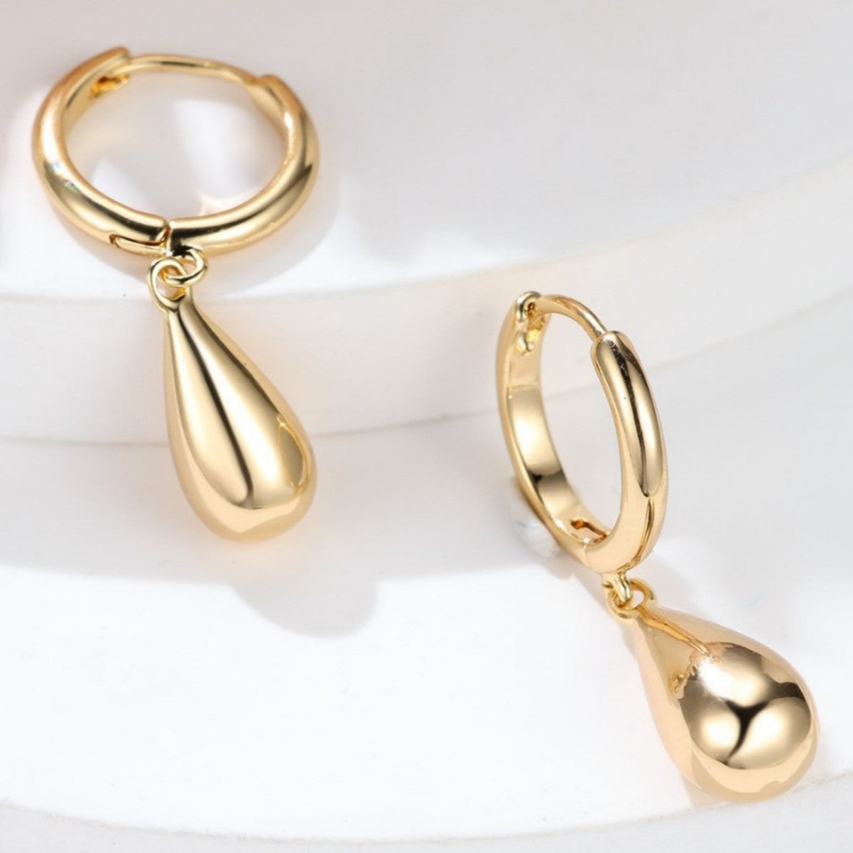 Water Drop Retro Simple High Sense Elegant Earrings