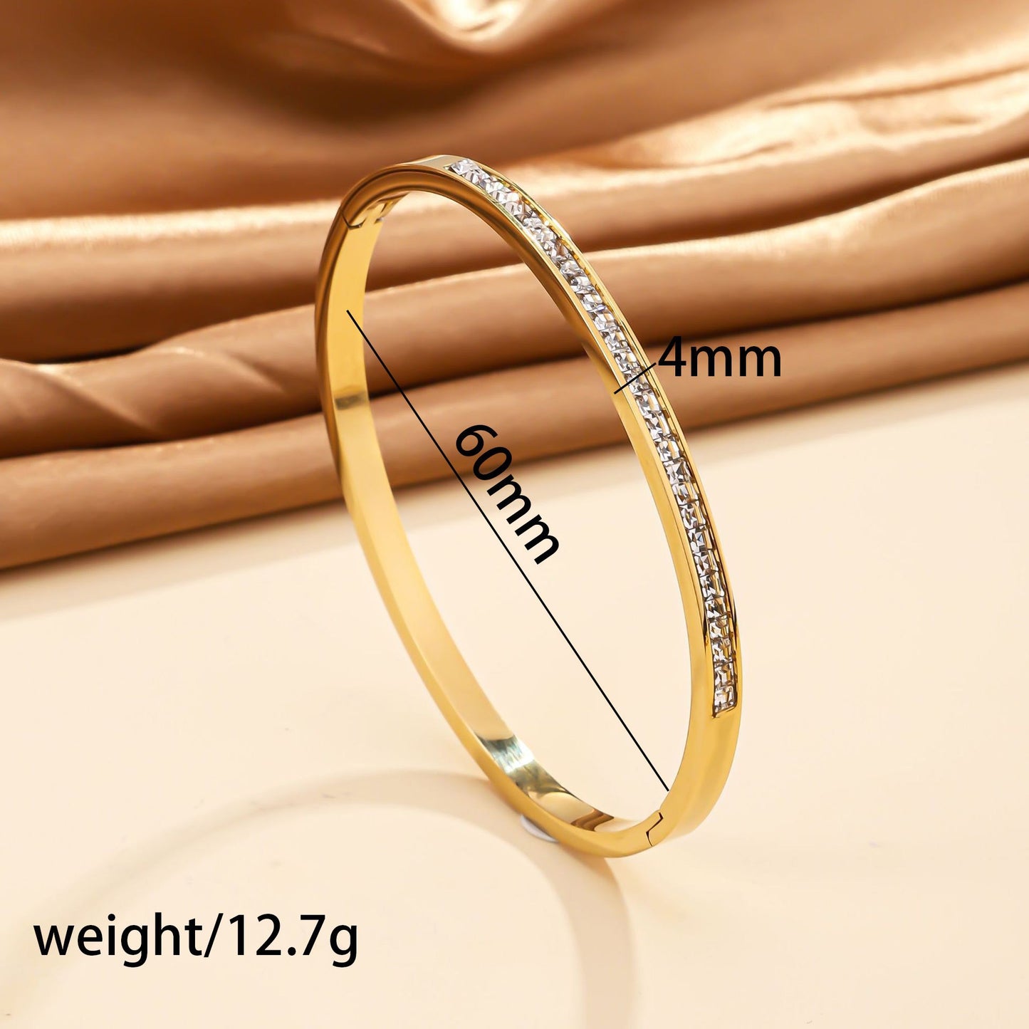 Titanium Steel Stainless Real Gold Furnace Bracelets