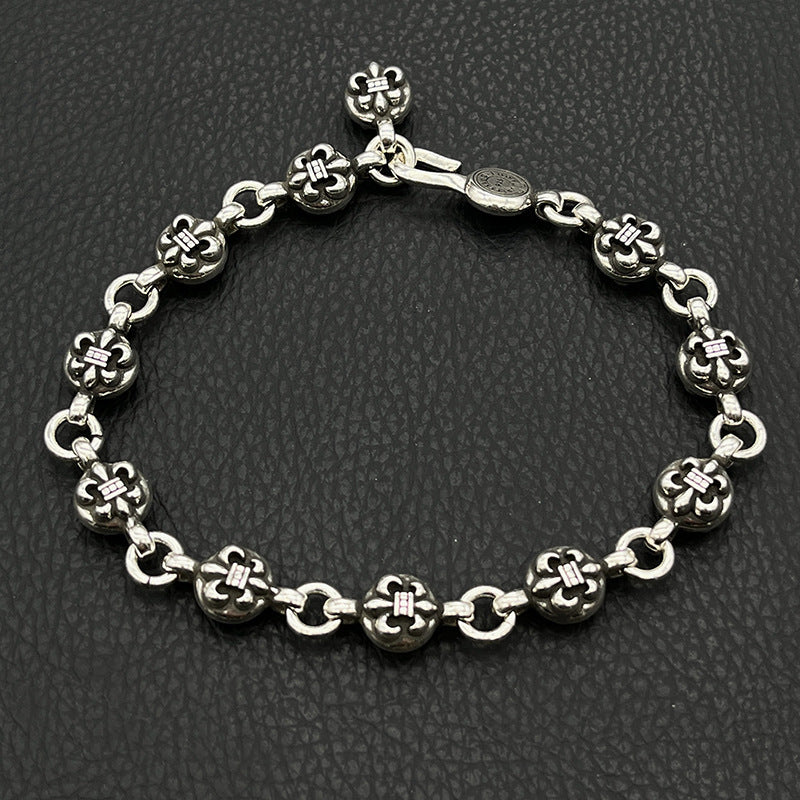 Women's & Men's Fashion Crook Vintage Sword Letter Dice Scout Bracelet