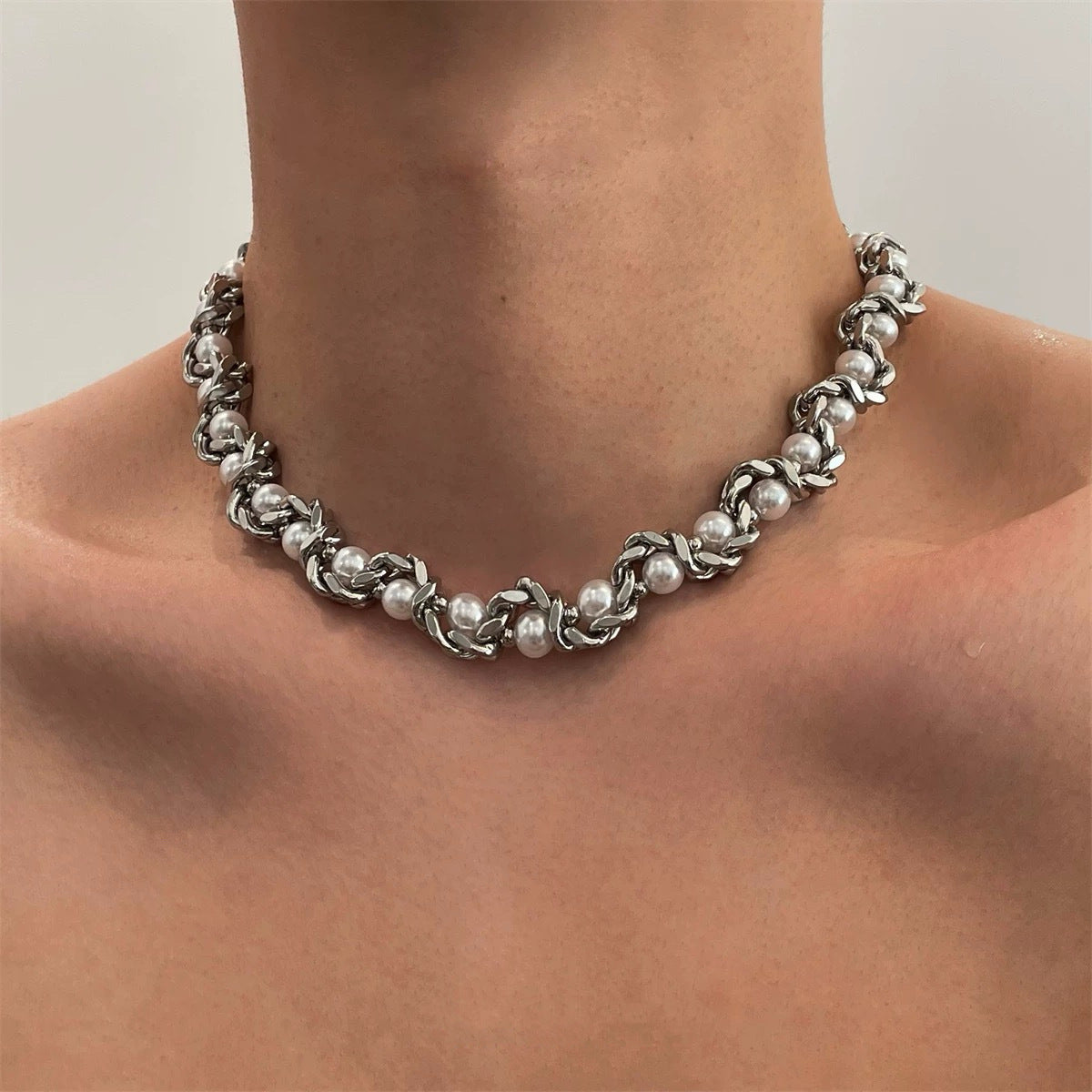 Hot Butterfly Leather Punk Rock Clavicle Collar