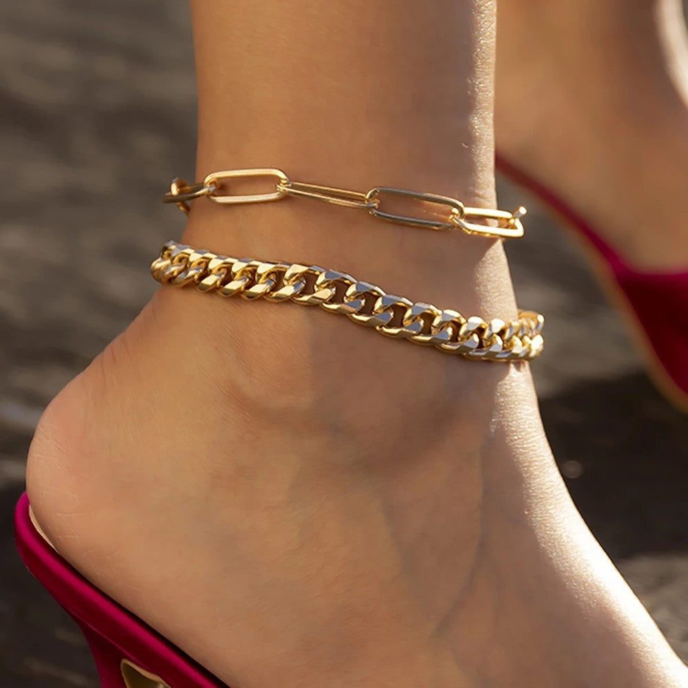 Glamorous Women's Simple Adjustable Chain Thin Bracelets
