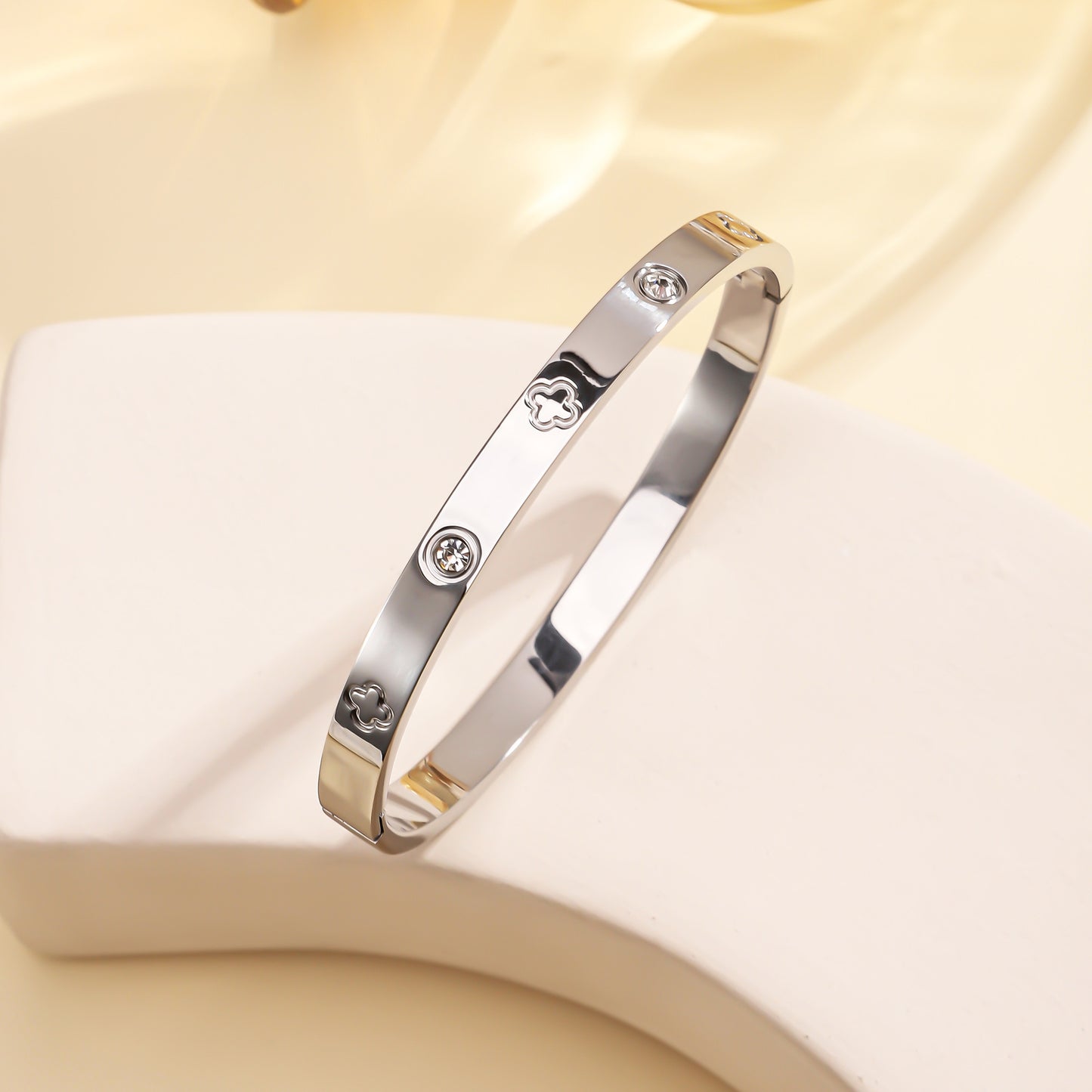 Titanium Steel Stainless Real Gold Furnace Bracelets