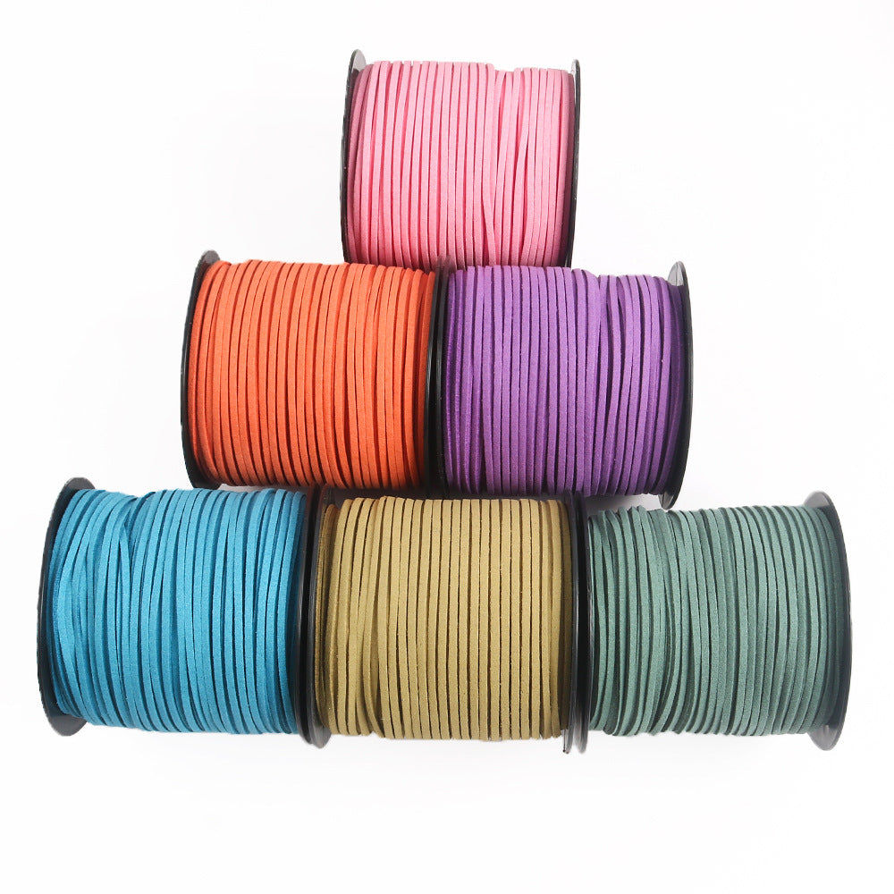 Cord Deerskin Veet Braided Rope Gift Jewelry Accessories