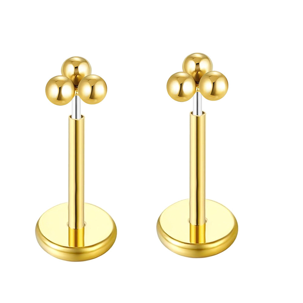 Best-selling Personality Flat Back Beautiful Elegant Earings Summer Stud Earrings