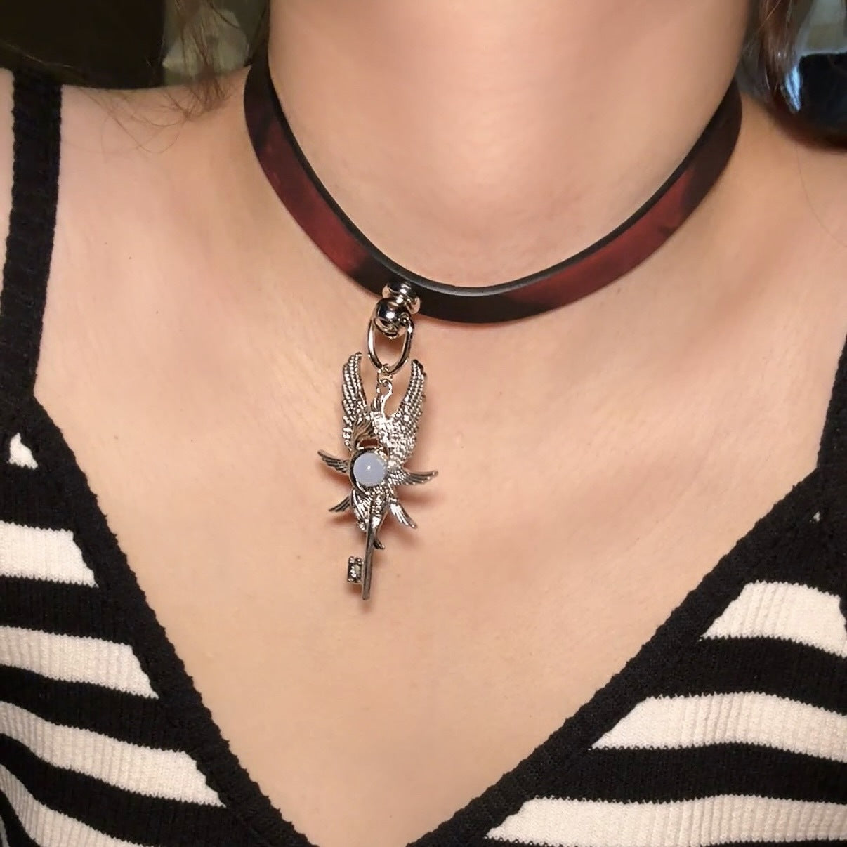 Paw Hot Soft Leather Trendy Cool High-grade Collar