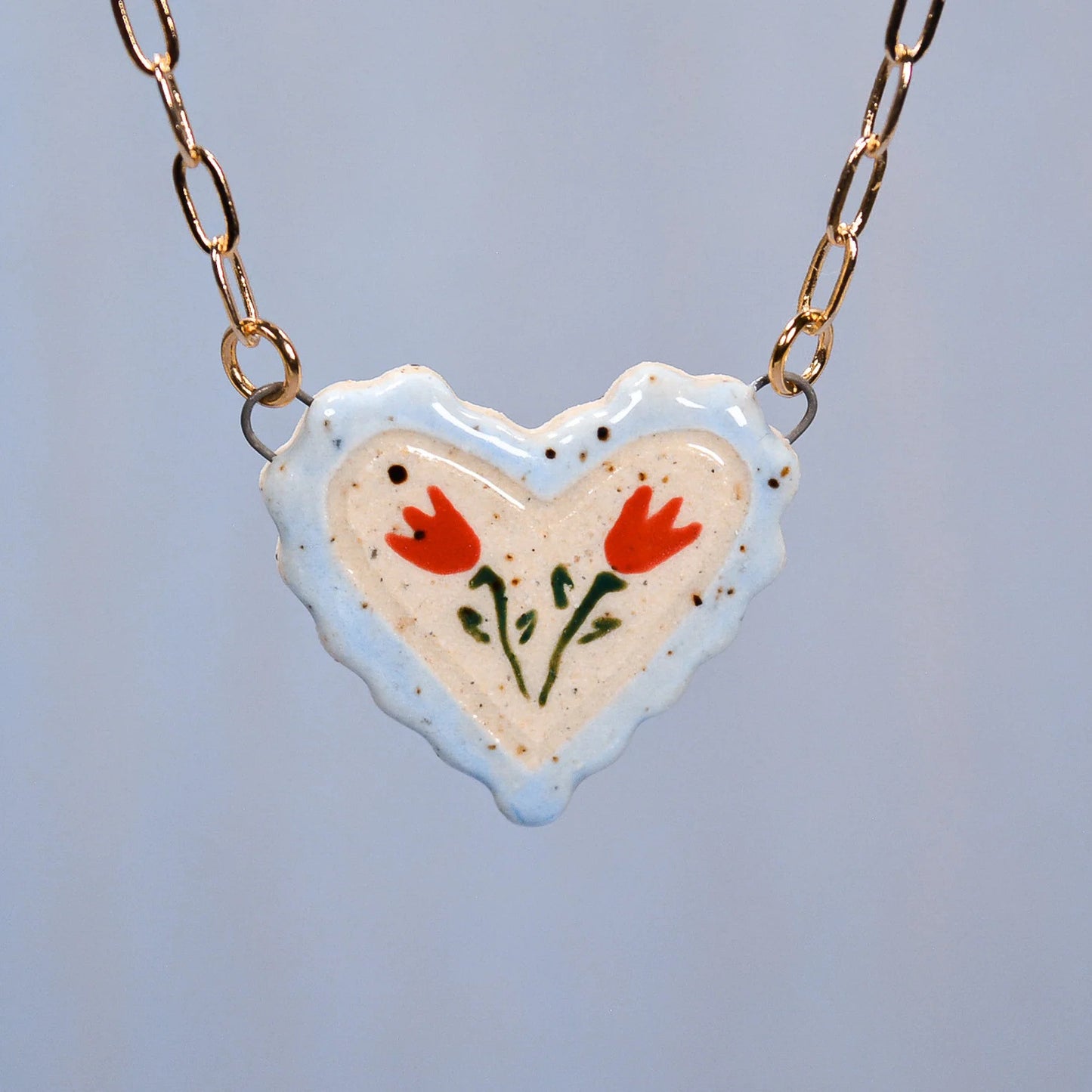 Small Flower Tai Colorful Printed Fresh Pendants