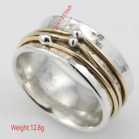 Women's & Men's Steel Wire Wide Surface Minimalist Design Rings
