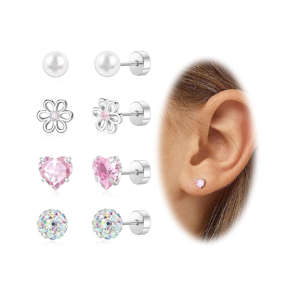 Back Stainless Steel Ear Bone Nail Fresh Rings